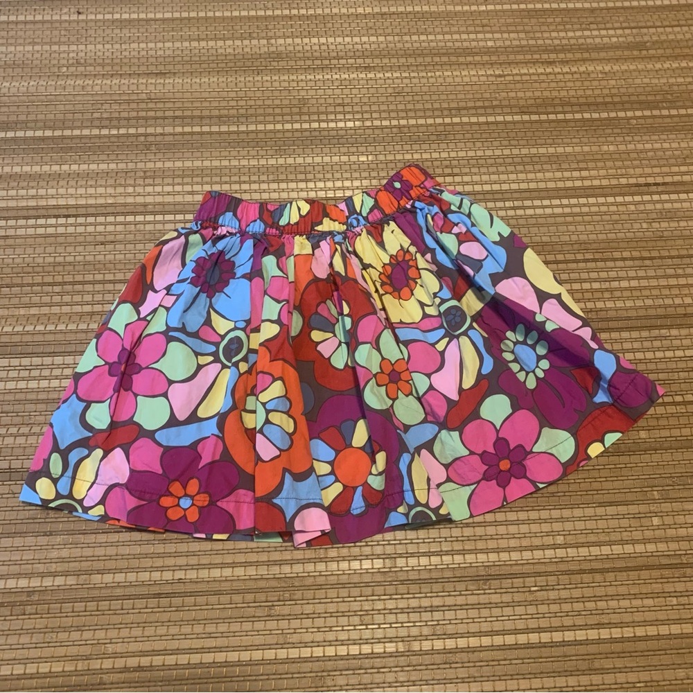 Hanna Andersson floral skirt size 130 US 8